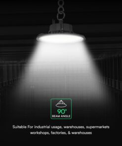 100W LED Καμπάνα UFO Μαύρη 13500lm Ψυχρό Λευκό 6500K IP65 5yrs Wty V-TAC 24074VT