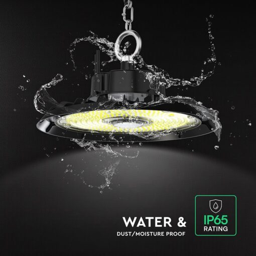 100W LED Καμπάνα UFO Μαύρη Cree Chip 13500lm Ψυχρό Λευκό 6500K IP65 6yrs Wty V-TAC – 240746
