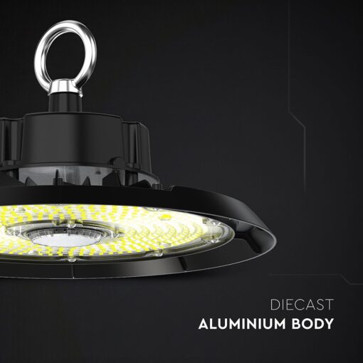100W LED Καμπάνα UFO Μαύρη Cree Chip 13500lm Ψυχρό Λευκό 6500K IP65 6yrs Wty V-TAC – 240746