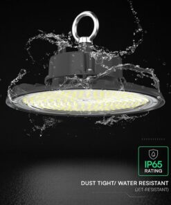 150W LED Καμπάνα UFO Μαύρη 13500lm 6500K Ψυχρό Λευκό IP65 5yrs Wty V-TAC