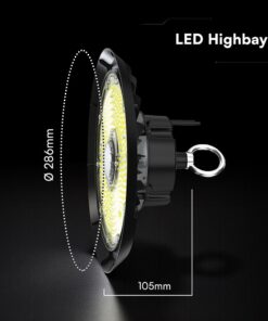 150W LED Καμπάνα UFO Μαύρη Cree Chip 20200lm Ψυχρό Λευκό 6500K IP65 6yrs Wty V-TAC – 240766