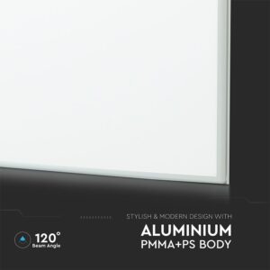 LED Panel 40W 60×60 4950lm Φυσικό Λευκό 4000K V-TAC – 24080