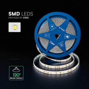 LED Ταινία 15W V-TAC Cree Chip Dimmable 24V 1425lm/m CRI></noscript>90 CCT 6yrs Wty 10 Μέτρα – 240836