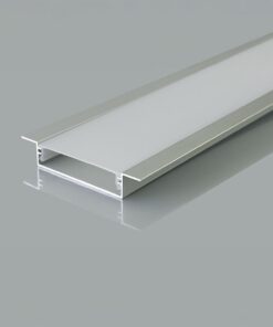 Προφίλ Αλουμινίου Χωνευτό για LED Ταινίες με Οπάλ Κάλυμμα 2m 40x10mm V-TAC – 24101