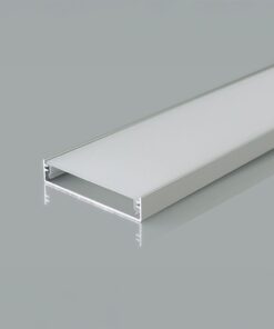 Προφίλ Αλουμινίου για LED Ταινίες με Οπάλ Κάλυμμα 2m 50x10mm V-TAC – 24102