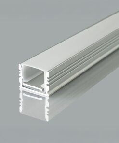 Προφίλ Αλουμινίου για LED Ταινίες με Οπάλ Κάλυμμα 2m 17x14mm V-TAC – 24104