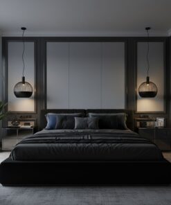 V-TAC – 24118 Κρεμαστό Φωτιστικό Διακοσμητικό Σποτ 1xGU10 με Πλέγμα Φ400 Μαύρο Ματ