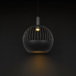 V-TAC – 24118 Κρεμαστό Φωτιστικό Διακοσμητικό Σποτ 1xGU10 με Πλέγμα Φ400 Μαύρο Ματ