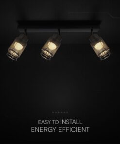 V-TAC – 24121 LED Decorative Πολύφωτο με 3 Σποτ 18W 3000K Μαύρο Ματ V-TAC – 24121