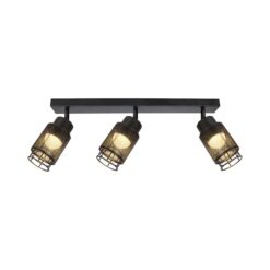 V-TAC – 24121 LED Decorative Πολύφωτο με 3 Σποτ 18W 3000K Μαύρο Ματ V-TAC – 24121
