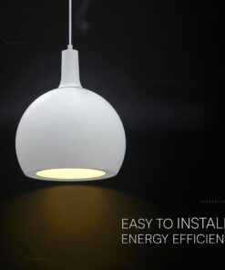 V-TAC – 24127 Κρεμαστό Φωτιστικό Καμπάνα 1xE27 Φ280 Λευκό