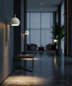 V-TAC – 24128 Φωτιστικό Τοίχου LED 10W 1200lm Θερμό 3000K Νίκελ Ματ & Λευκό