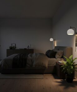 V-TAC – 24128 Φωτιστικό Τοίχου LED 10W 1200lm Θερμό 3000K Νίκελ Ματ & Λευκό