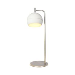 V-TAC – 24130 Επιτραπέζιο Φωτιστικό LED 10W 1200lm Θερμό 3000K Νίκελ Ματ & Λευκό
