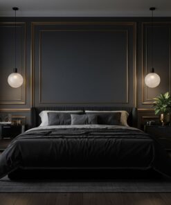 V-TAC – 24132 Διακοσμητικό Κρεμαστό Φωτιστικό 1xE27 Φ300 Μαύρο Ματ & Γκρι Γυαλί