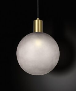 V-TAC – 24133 Διακοσμητικό Κρεμαστό Φωτιστικό 1xE27 Φ300 Μπρονζε & Γκρι Γυαλί