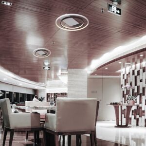 36W LED Decorative Φωτιστικό Οροφής Φ500 CCT Dimmable 4000lm Λευκό+Μαύρο με RF Χειριστήριο V-TAC – 24136