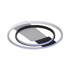 36W LED Decorative Φωτιστικό Οροφής Φ500 CCT Dimmable 4000lm Λευκό+Μαύρο με RF Χειριστήριο V-TAC – 24136