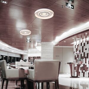 48W LED Decorative Φωτιστικό Οροφής Φ485 CCT Dimmable 4800lm Λευκό με IR Χειριστήριο V-TAC – 24137