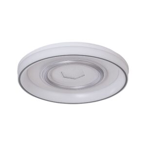 48W LED Decorative Φωτιστικό Οροφής Φ485 CCT Dimmable 4800lm Λευκό με IR Χειριστήριο V-TAC – 24137