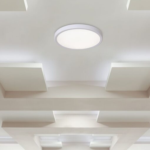 36W LED Decorative Φωτιστικό Πλαφονιέρα Οροφής Φ390 CCT Dimmable 3240lm Λευκό με RF Χειριστήριο V-TAC – 24139
