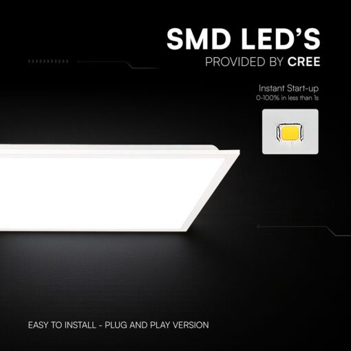 LED Panel 40W 4800lm 120x30cm 4000K CREE Chip 6yrs Wty V-TAC 241476 (6 Τμχ)