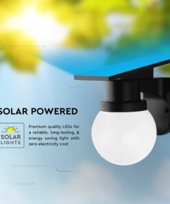 Ηλιακό Φωτιστικό Τοίχου 0.9W LED CCT Μαύρο IP54 με Τηλεχειριστήριο V-TAC – 24152