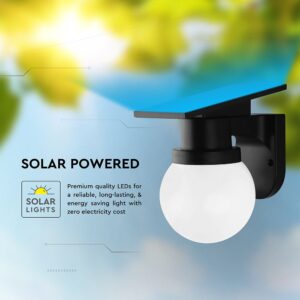 Ηλιακό Φωτιστικό Τοίχου 0.9W LED CCT Μαύρο IP54 με Τηλεχειριστήριο V-TAC – 24152