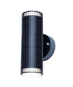 Απλίκα Up-Down 2xGU10 Eξωτερικού Xώρου Μαύρο Αλουμίνιο IP44 V-TAC – 24167