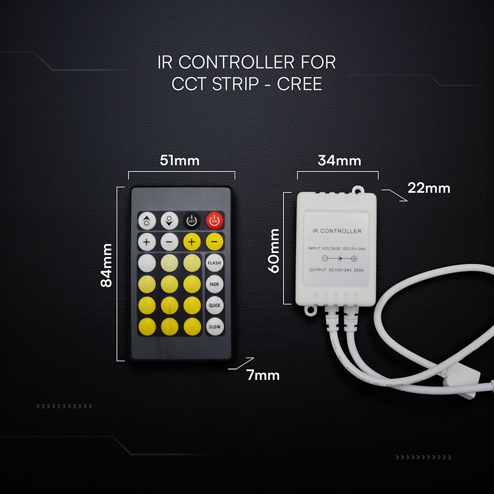 IR Controller Dimmer για CCT Ταινία LED Cree Chip V-TAC – 24172
