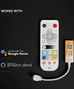 SMART Wi-Fi Controller Για Ταινία LED CCT Cree Chip 12/24V 72W/144W V-TAC – 24173