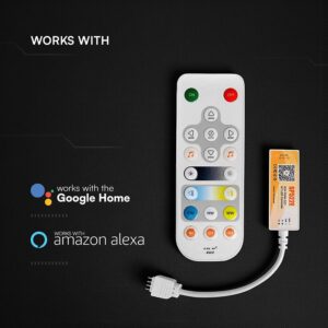 SMART Wi-Fi Controller Για Ταινία LED CCT Cree Chip 12/24V 72W/144W V-TAC – 24173