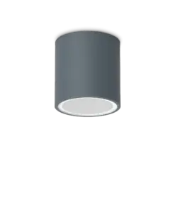 TECHO PL1 ROUND D09 ANTRACITE IDEAL LUX – 1-ID318110