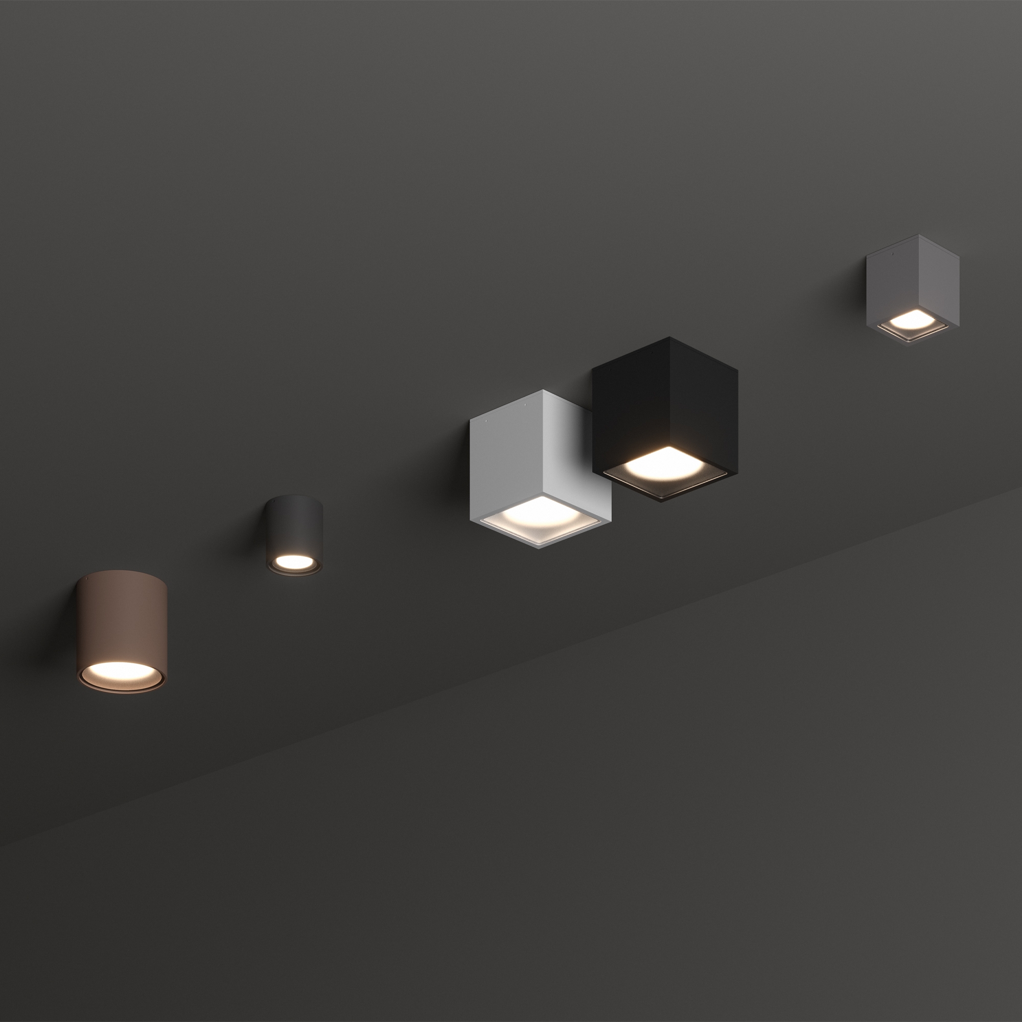 IDEAL LUX TECHO PL1 ROUND D09 ΜΑΥΡΟ 1xGU10 IP54