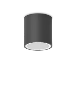 TECHO PL1 ROUND D09 NERO IDEAL LUX – 1-ID318141
