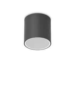 TECHO PL1 ROUND D15 NERO IDEAL LUX – 1-ID342719