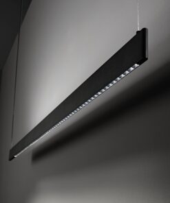 STEEL SLIM WIDE 1200 MM 3000K BK IDEAL LUX – 1-ID348384