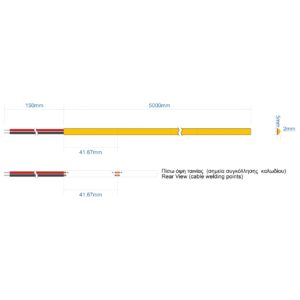 TAINIA SLIM LINE 3W IP20 24V 4000K 5M CUBALUX – 2-CL502010