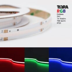 Ταινία dotless 14W 24V IP20 RGB ΤΩRA 5m CUBALUX – 2-CL502013
