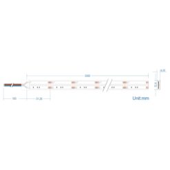 Ταινία dotless 14W 24V IP67 RGB ΤΩRA 5m CUBALUX – 2-CL502018