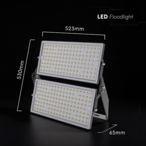 LED Προβολέας 500W Αδιάβροχος IP65 V-TAC Cree Chip Μαύρος 60° 67.500lm Ψυχρό Λευκό 6500K 6yrs Wty – 972126