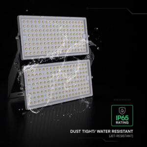 LED Προβολέας 500W Αδιάβροχος IP65 V-TAC Cree Chip Μαύρος 60° 67.500lm Ψυχρό Λευκό 6500K 6yrs Wty – 972126