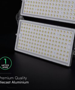 LED Προβολέας 500W Αδιάβροχος IP65 V-TAC Cree Chip Μαύρος 60° 67.500lm Ψυχρό Λευκό 6500K 6yrs Wty – 972126