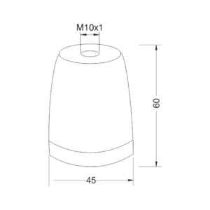 ΝΤΟΥΙ ΠΟΡΣΕΛΑΝΗΣ Ε27 ΚΑΦΕ CUBALUX – 2-CL980744