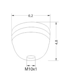ΡΟΖΕΤΑ ΠΟΡΣΕΛΑΝΗΣ ΜΑΥΡΗ CUBALUX – 2-CL980745