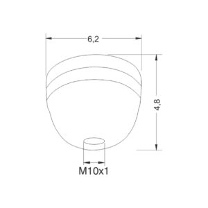 ΡΟΖΕΤΑ ΠΟΡΣΕΛΑΝΗΣ ΚΟΚΚΙΝΗ CUBALUX – 2-CL980748