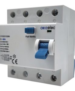 Ρελέ Ράγας Διαρροής 40A 4P 0,03 4M Τετραπολικό ACA – DY02031038N