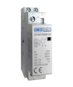 Ρελέ Ράγας Ισχύος 20A 2NO 230V 1M ACA – DY02130001N