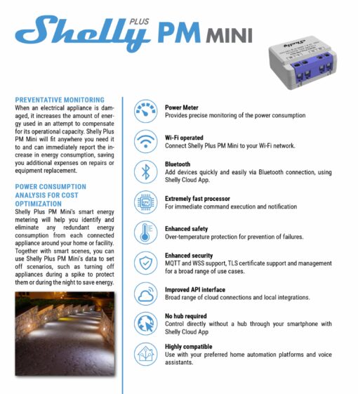 Shelly PM Mini Gen3 | Shelly PM Mini Gen3 – EAN 3800235261613