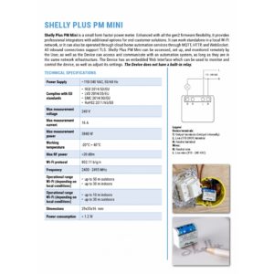 Shelly PM Mini Gen3 | Shelly PM Mini Gen3 – EAN 3800235261613